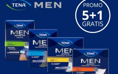 ¡Promoción Especial TENA Men: Lleva 6 y Paga 5!